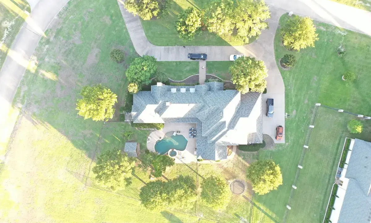 New shingle roof installation on a home in Zionsville